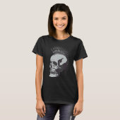 Occult Magic Skull Punk T-Shirt (Vorne ganz)
