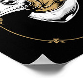 Occult Medieval Plague Doctor Poster (Ecke)