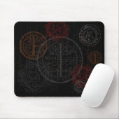 Occult Picatrix Mousepad (Mit Mouse)
