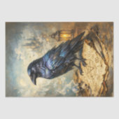 Occult Raven Decoupage Seidenpapier (Vorderseite)