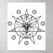 Occult Secrets Black Sigil Poster (Vorne)