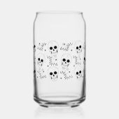Occult Skull Star Can Glass Wrap Dosenglas (Rückseite)