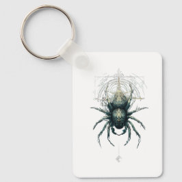 Occult Spider Mystic Geometry Dark Art Schlüsselanhänger