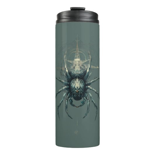 Occult Spider Mystic Geometry Dark Art Thermosbecher (Vorderseite)