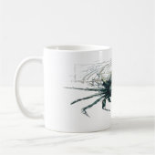 Occult Spider Mystic Geometry Dark Kaffeetasse (Links)