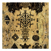 Occult-Symbol Poster (Vorderseite)