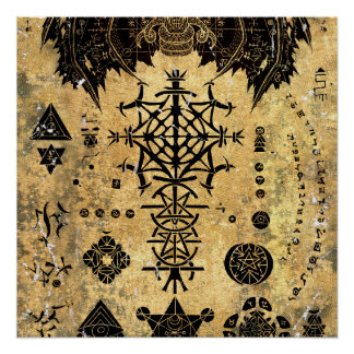Occult-Symbol Poster