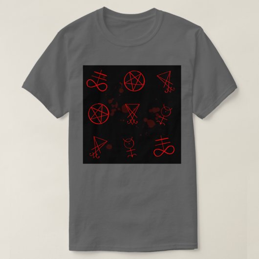 Occult-Symbole T-Shirt (Design vorne)
