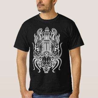 Occult Tower Demon - Gothic Dark Symmetry Art T-Shirt