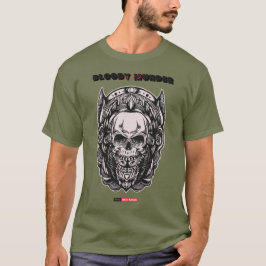 Occult Verziert Skull BLOODY MURDER | T-Shirt