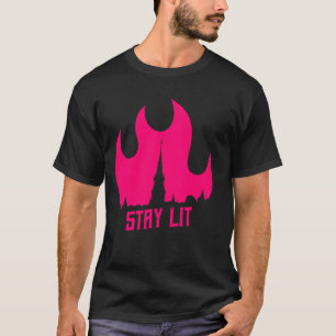 Occult Wiccan Witchcraft Burning Church Esoteric S T-Shirt