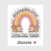 Occupational Therapist Aufkleber (Blatt)