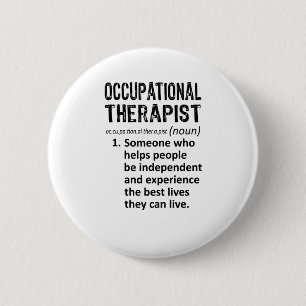 Occupational Therapist Definition Button