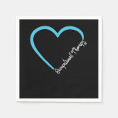 Occupational Therapist Occupational Therapy Heart Serviette (Vorderseite)