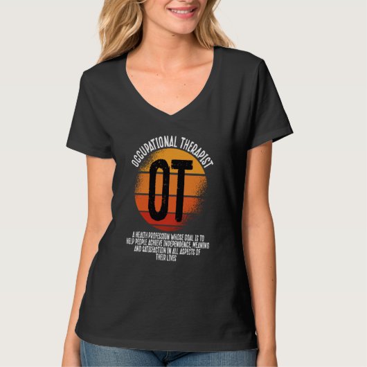 Occupational Therapist OT Squad Healthcare Profess T-Shirt (Vorderseite)