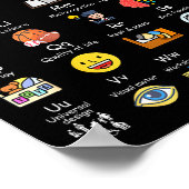 Occupational Therapy Alphabet Ota Funny Teacher Lo Poster (Ecke)