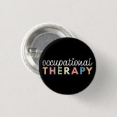 Occupational Therapy COTA Therapist Button (Vorne & Hinten)