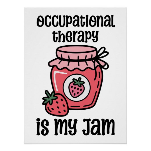 Occupational Therapy Funny Quote Poster (Vorderseite)