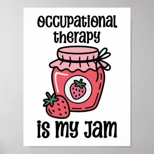 Occupational Therapy Funny Quote Poster (Vorne)
