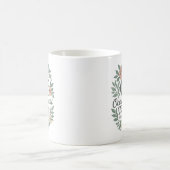 Occupational Therapy Helps You Bloom Floral Wreath Kaffeetasse (Mittel)