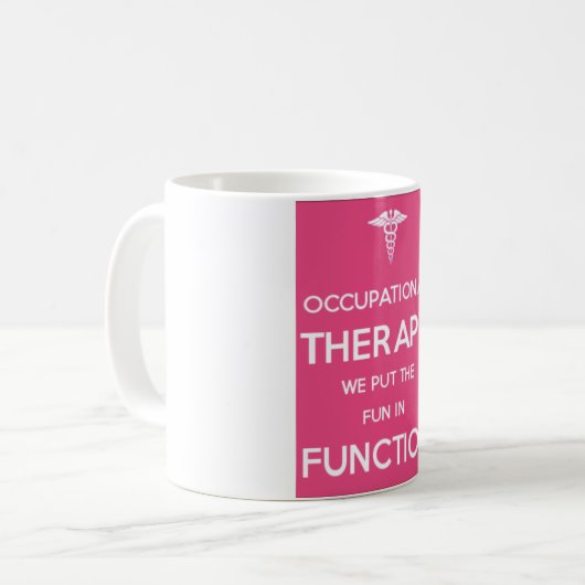 Occupational Therapy Mug Rehab Therapist Kaffeetasse (Vorderseite Links)
