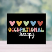 Occupational Therapy OT Professional Acrylschild (Neutral)