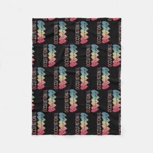 Occupational Therapy OT Therapist Inspire OT Fleecedecke (Vorderseite)