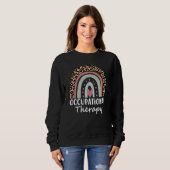Occupational Therapy OT Therapist OT Month Leopard Sweatshirt (Vorne ganz)