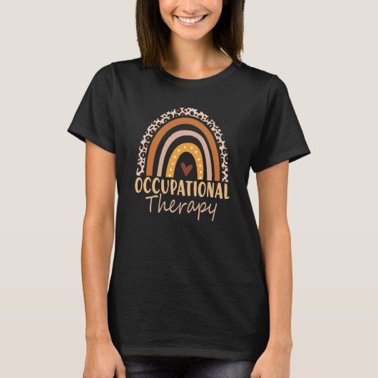 Occupational Therapy OT Therapist OT Month Leopard T-Shirt (Vorderseite)