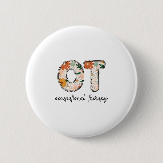 Occupational Therapy Ot Therast Ot Month Button (Vorderseite)