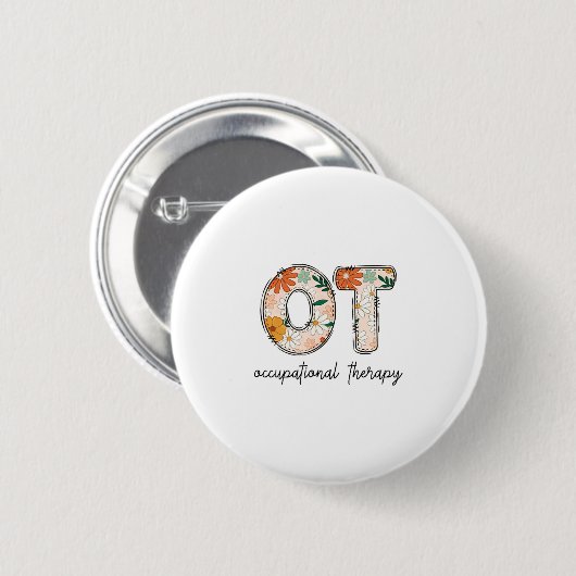 Occupational Therapy Ot Therast Ot Month Button (Vorne & Hinten)