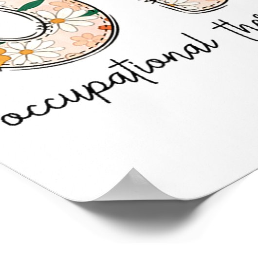 Occupational Therapy Ot Therast Ot Month  Poster (Ecke)