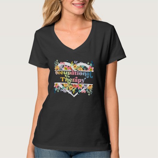 Occupational Therapy Pediatric OT Therapist Cute F T-Shirt (Vorderseite)
