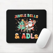 Occupational Therapy Xmas Reindeer Santa Adls New Mousepad (Mit Mouse)