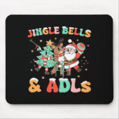 Occupational Therapy Xmas Reindeer Santa Adls New Mousepad (Vorne)
