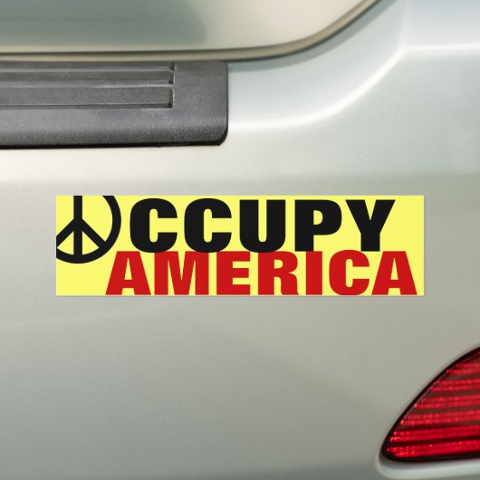 OCCUPY AMERICA AUTOAUFKLEBER (Auf Auto)