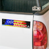 OCCUPY AMERICA AUTOAUFKLEBER (Auf Lkw)