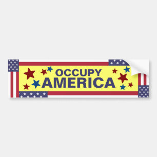 OCCUPY AMERICA AUTOAUFKLEBER