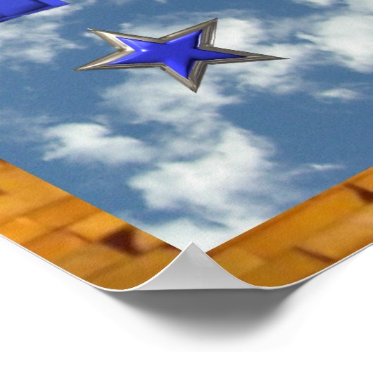 Occupy America Protestzeichen Poster (Ecke)