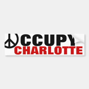 OCCUPY CHARLOTTE AUTOAUFKLEBER