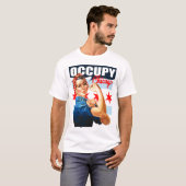 Occupy Chicago Rosie the Riveter t Shirt (Vorne ganz)