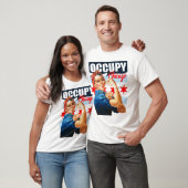 Occupy Chicago Rosie the Riveter t Shirt (Unisex)
