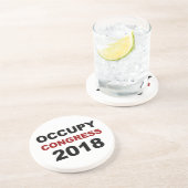 Occupy Congress 2018 Getränkeuntersetzer (Seite)