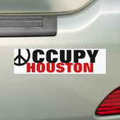 OCCUPY HOUSTON AUTOAUFKLEBER (Auf Auto)