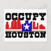 Occupy Houston Postkarte (Vorderseite)