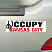 OCCUPY KANSAS CITY AUTOAUFKLEBER (Auf Auto)