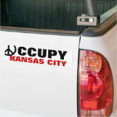 OCCUPY KANSAS CITY AUTOAUFKLEBER (Auf Lkw)