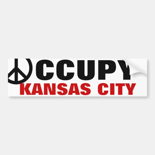 OCCUPY KANSAS CITY AUTOAUFKLEBER (Vorne)