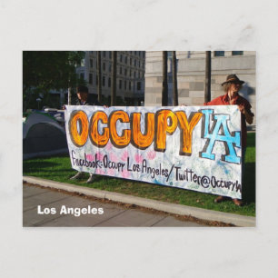 Occupy LA Postcard! Postkarte
