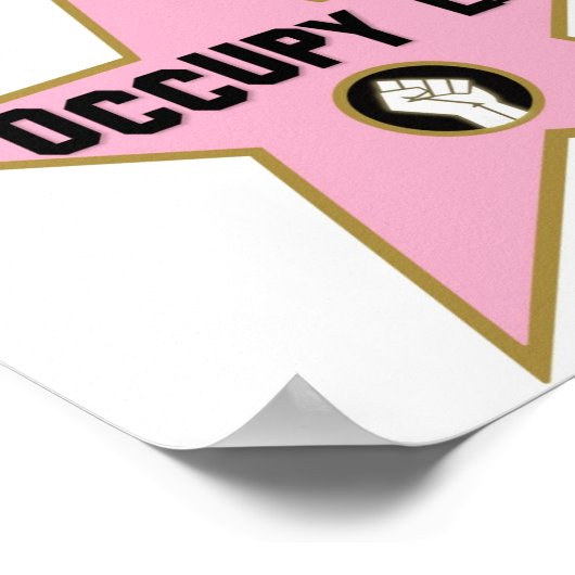 Occupy Los Angeles Poster (Ecke)